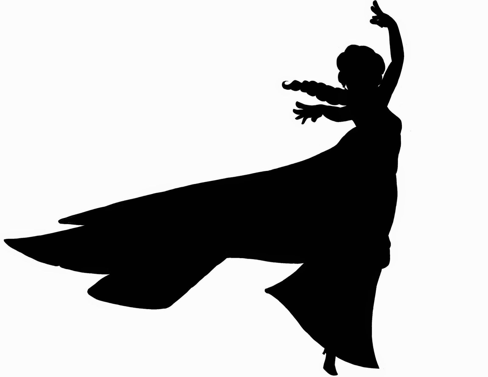 Download Elsa Silhouette at GetDrawings | Free download