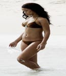 Rihanna in a tiny bikini