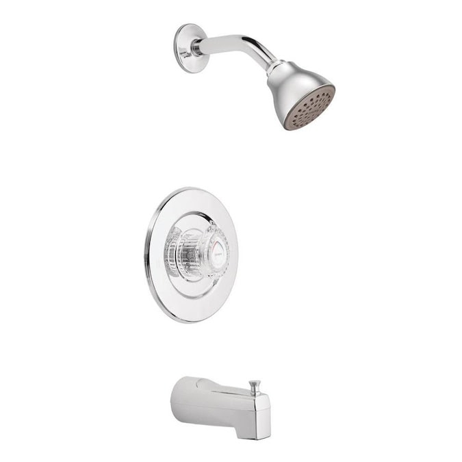 Moen Chateau Chrome 1-handle Bathtub and Shower Faucet in ...