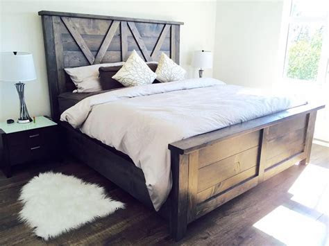 ana white king storage bed