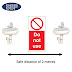 Washroom Not In Use Sign - Do not deposit feminine hygiene products or wipes in toilets please use trash container provided.