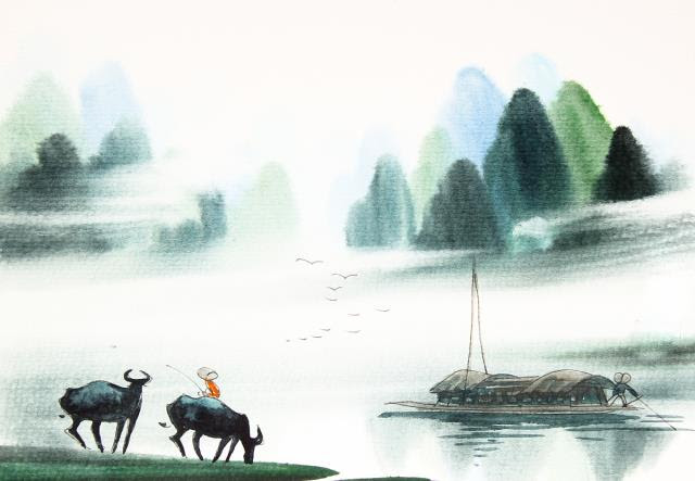 游山西村背景图片 万图壁纸网