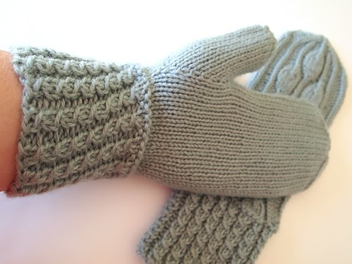 Breathe Deep mittens by Kirsten Kapur