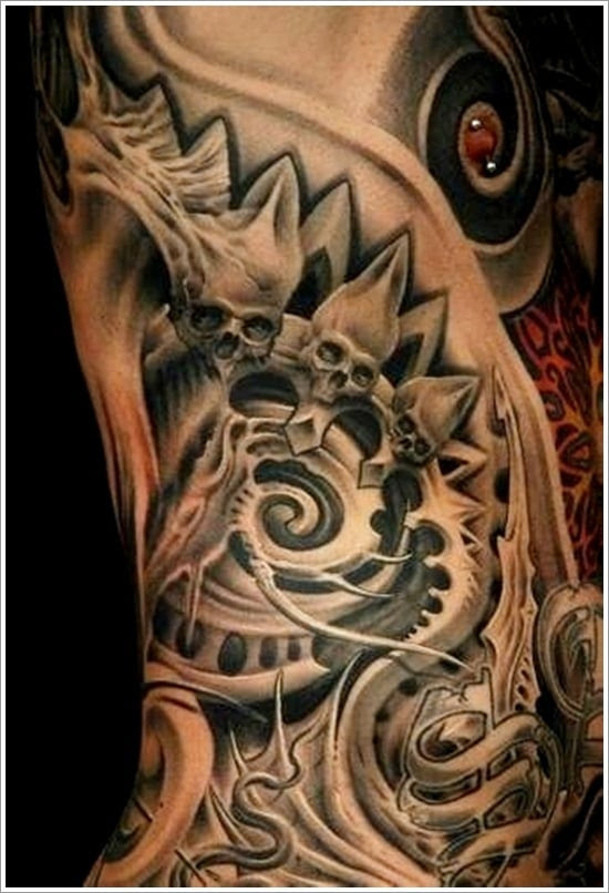  Biomechanical tattoo design (20) 