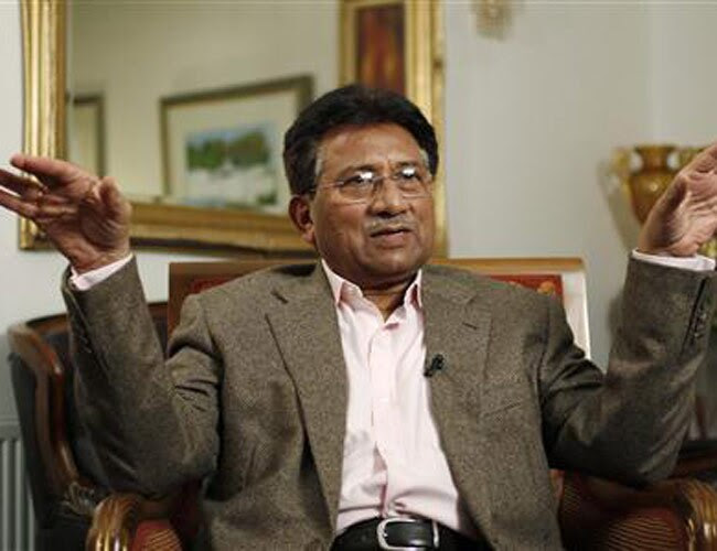 Former Pakistan president Pervez Musharraf