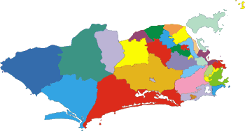 Mapa Dos Bairros Do Rio De Janeiro