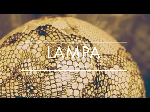 Lampa z koronki
