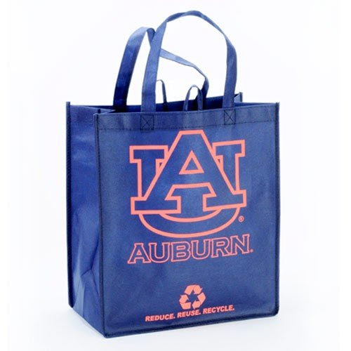 Auburn Tigers Navy Blue Reusable Tote Bag