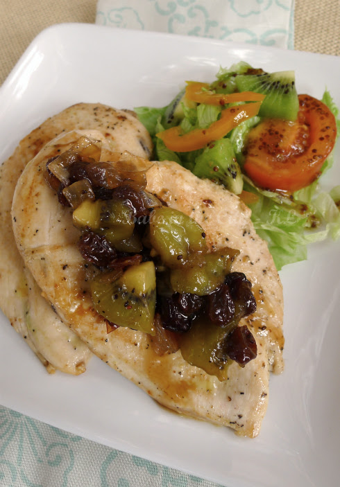 Day 7 Grill Chicken with Zespri Green Kiwifruit Chutney