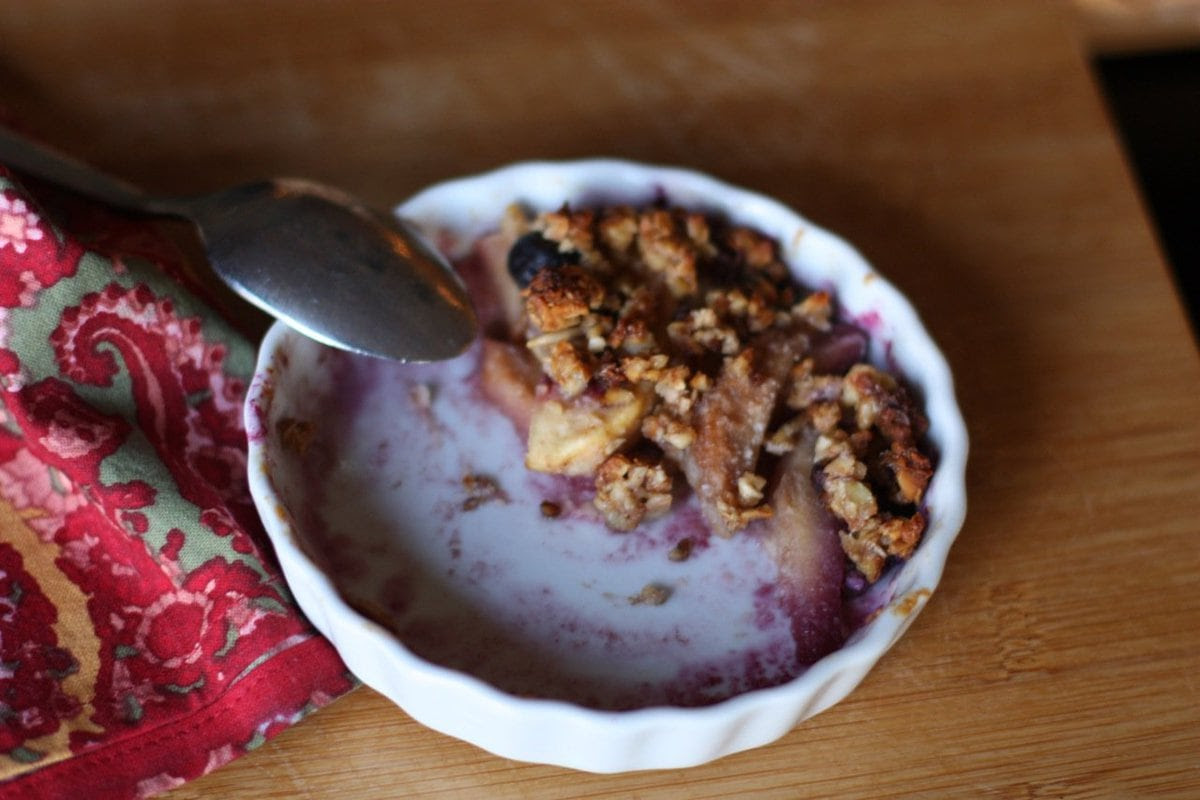 Apple, Pear, Blueberry Crisp - Against All Grain | Against All Grain ...