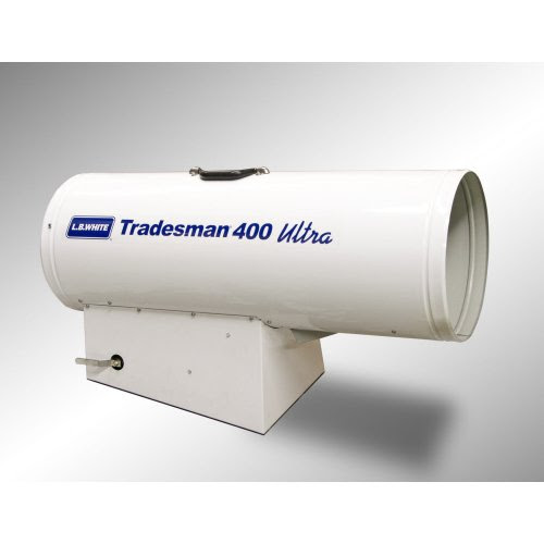 LB White Heater Forced Air LP 400,000 BTU #TRADESMAN 400