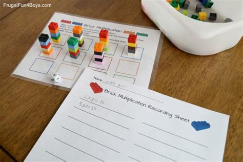  printable lego multiplication game frugal fun for boys and girls