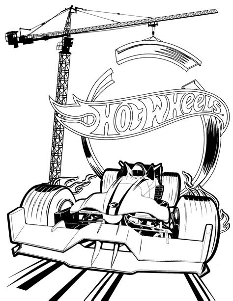 kleurplaten hot wheels