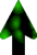 green and black arrow animation