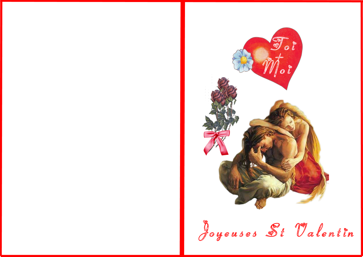 Carte St Valentin A Imprimer