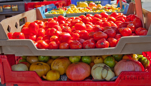 farmer's market tomatoes