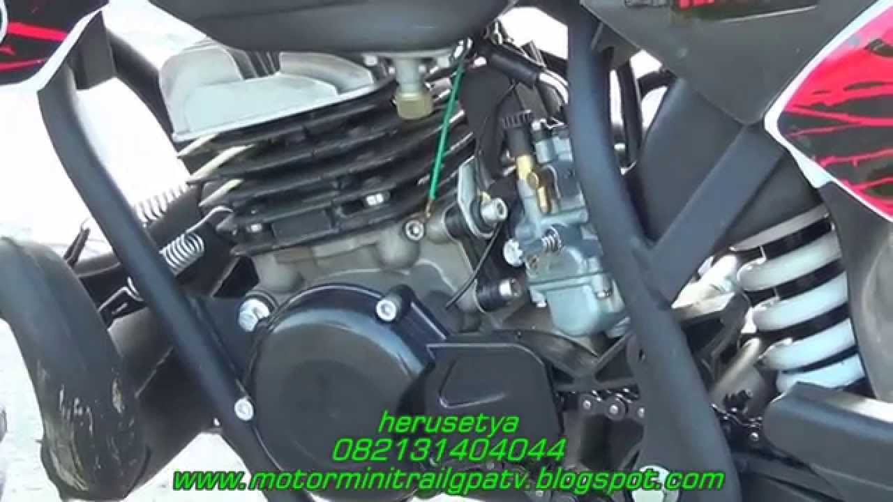 motor kecil trail mini 50cc mesin mini king 082131404044 