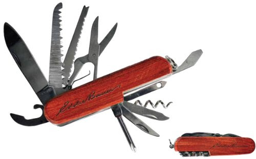 Eddie Bauer Classic Wooden 13 Function Pocket Knife