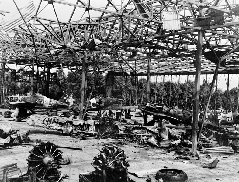 File:Castel Benito airfield destroyed hangar 1943.jpg