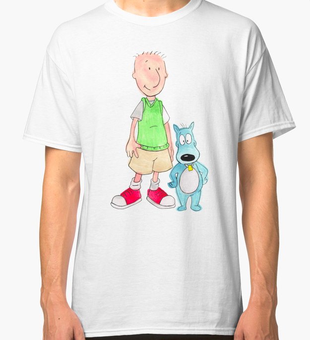 A shirt that solidifies Douglas Yancey Funnie's spot as a cartoon legend.