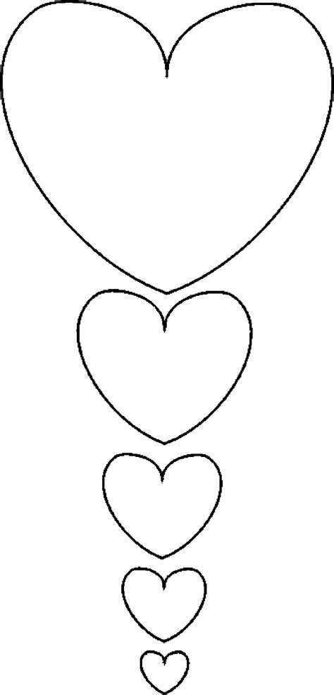 Webten free printable heart sets of various sizes to color and use for crafts and learning activities. free valentines day stencils free valentines day stencil hearts