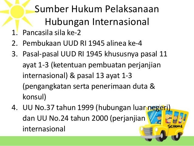 contoh tertutup perjanjian Hubungan Internasional