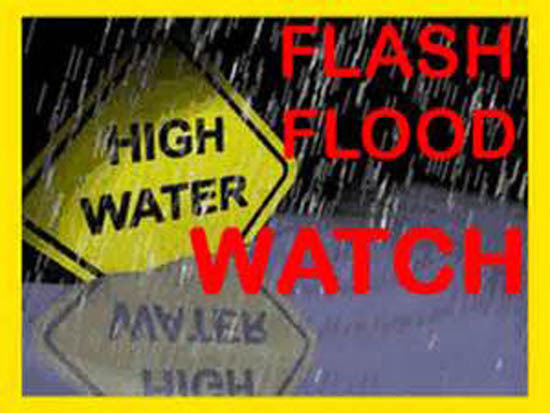 FLASH FLOOD WATCH ISSUED FOR WASHINGTON COUNTY | KWHI.com