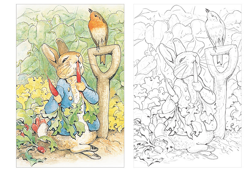 大人の塗り絵postcard Book ピーターラビットの絵本の世界 ピーターラビット インフォブログ