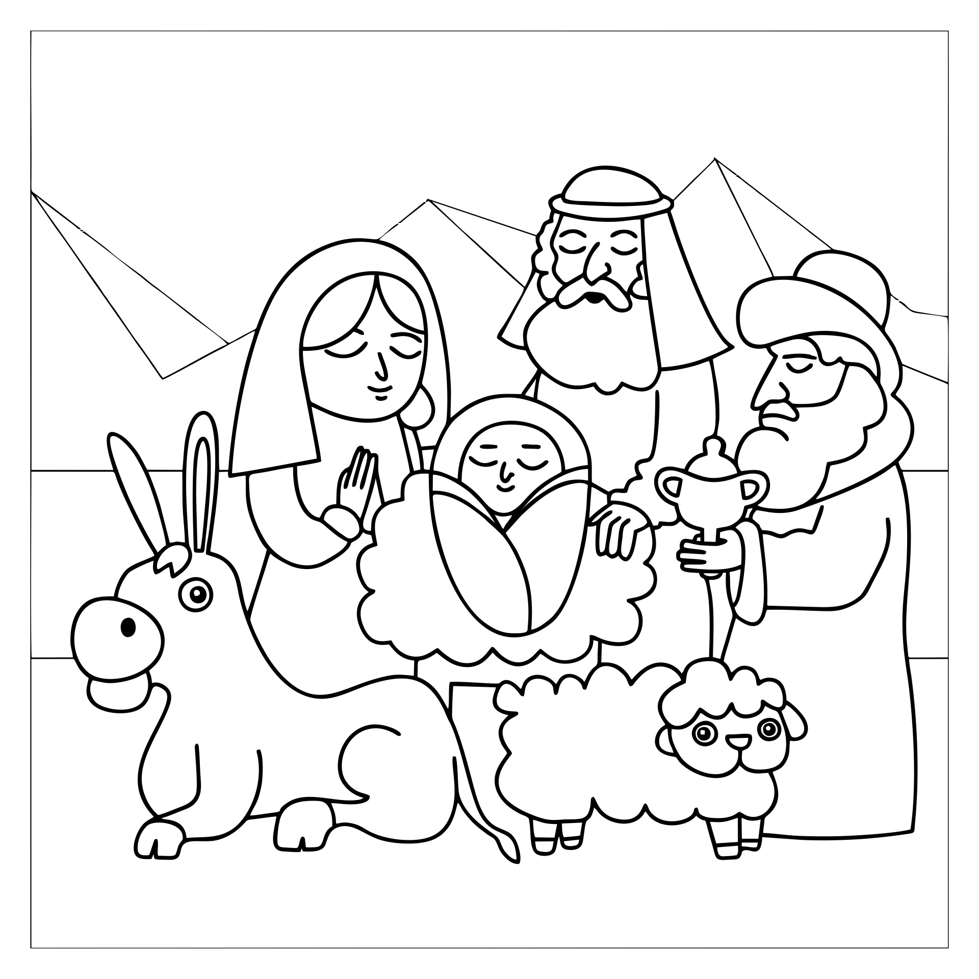 7 Best Images of Nativity Story Printable Book Printable Nativity Story for Children, Nativity