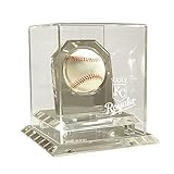 MLB Kansas City Royals Museum Edition All Clear Baseball Display, 7 1/4 x 7 1/4-Inch, Clear