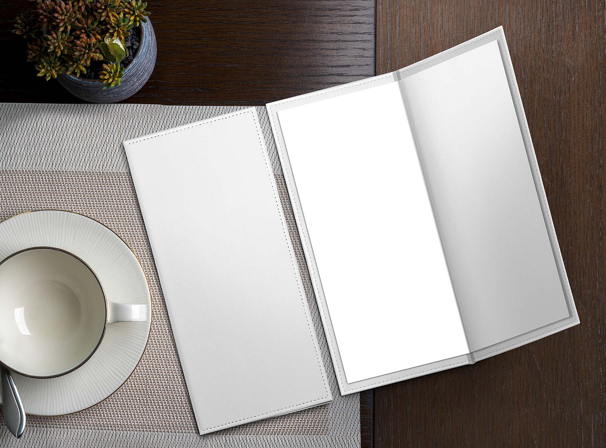 Free Leather Restaurant Menu Mockup (PSD)