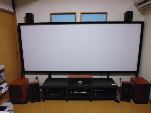 自動車補修塗料スタッフブログ 細田塗料株式会社 自作シネスコスクリーン 完