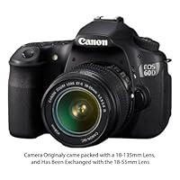 Canon EOS 60D 18 MP CMOS Digital SLR Camera with 3.0-Inch LCD & 18-55mm f/3.5-5.6 IS Zoom Lens