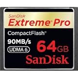 SanDisk 64GB Extreme Pro CompactFlash Card - UDMA 90MB/s 600x