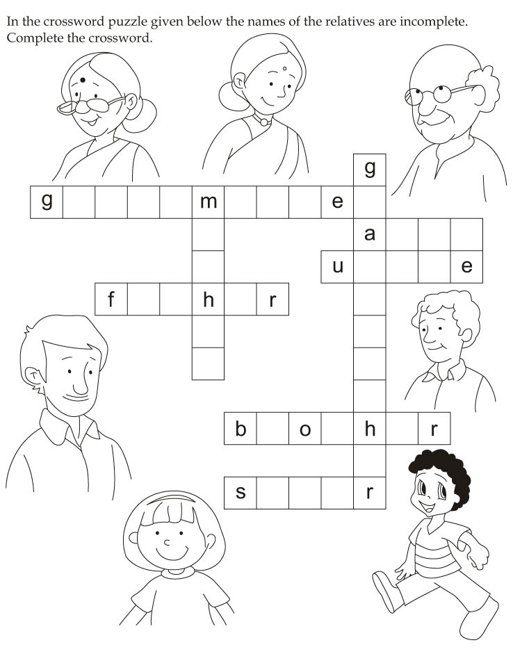 Complete the crossword | Download Free Complete the ...