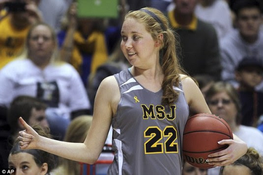 There was a special tribute to Lauren Hill who  achieved her goal of playing college basketball while battling an inoperable brain tumor and raising money for cancer research