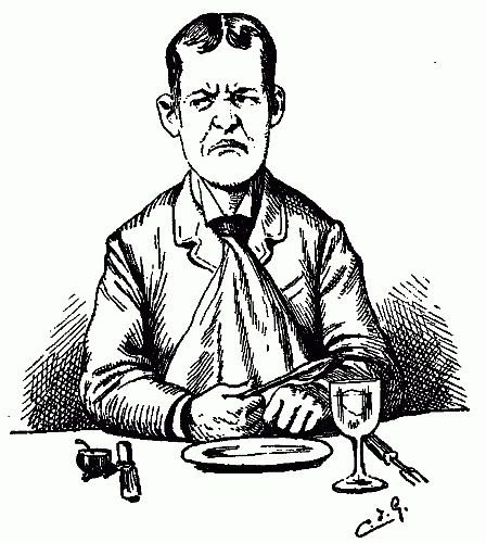 http://public-domain.zorger.com/samantha-at-the-worlds-fair/hungry-angry-unhappy-man-waiting-for-dinner-poor-service-bad-review-restaurant-pen-ink-drawing.png