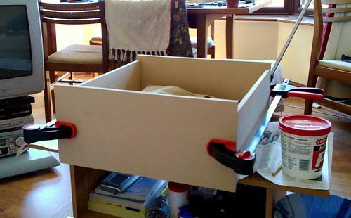 The first drawer assembled