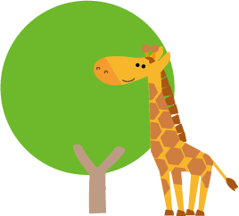 キリンのイラスト 無料イラストフリー素材