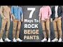What Color To Wear With Khaki Pants
