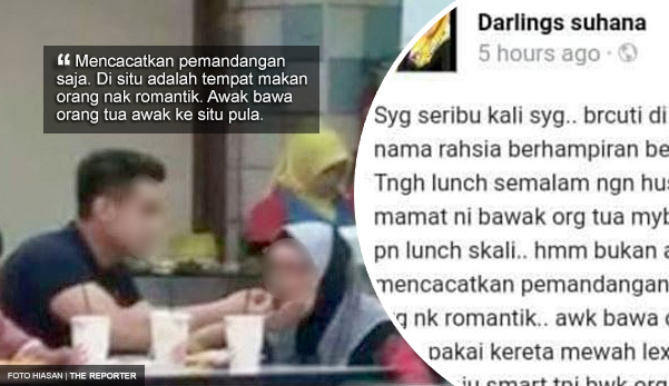 'Pakai smart tapi bawa orang tua uzur ke situ, mencacatkan pemandangan' - Netizen kecam Darlings Suhana