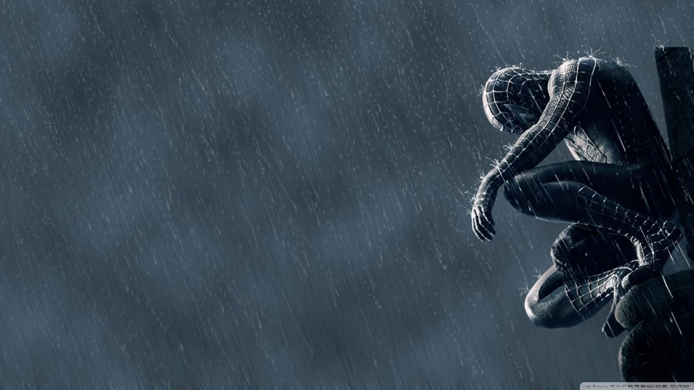 Spider Man In The Rain 4k Hd Desktop Wallpaper For 4k Ultra Hd Tv