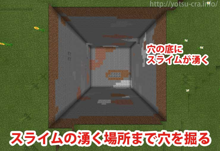 マインクラフト 簡単シンプル 統合版スライムトラップの作り方