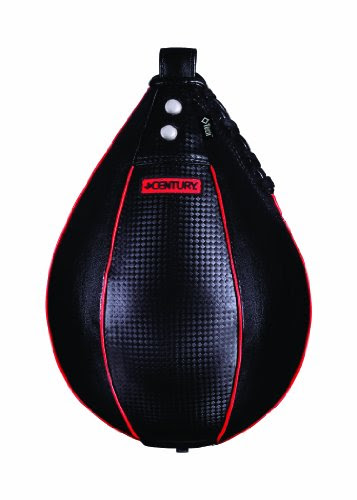 Century 108711P Vinyl Speed Bag ( Black/Red 10x7 Inches)