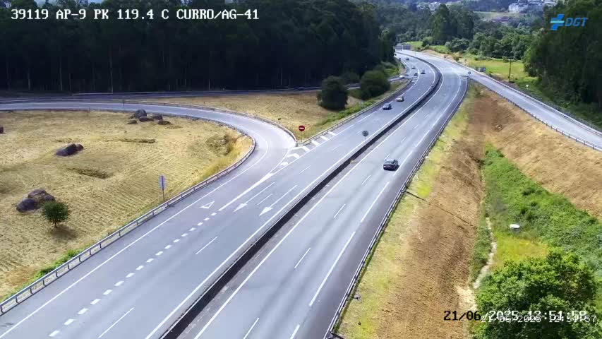 Cámara de tráfico en AP-9 Pk 119.4 D