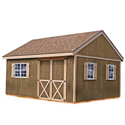Best Barns New Castle 16 ft. x 12 ft. Wood Storage Shed ...