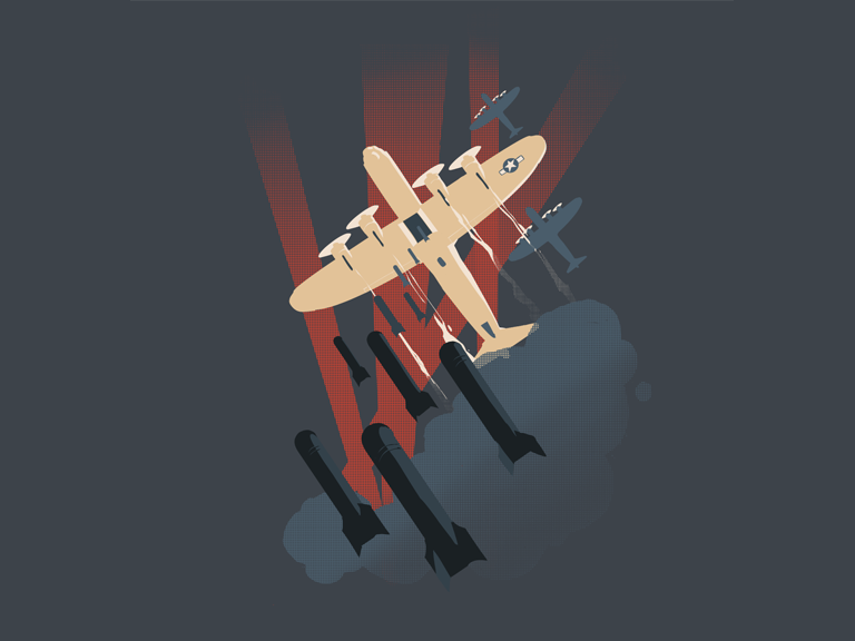 World War 2 Bombs. shirt with a (World War II