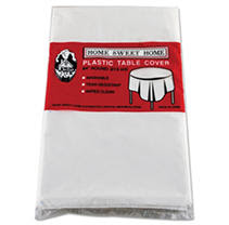 Table Set Round Table Cover - White - 6/pk.
