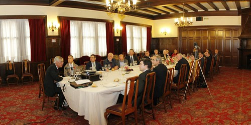Foto Panorama con Manfred Nolte en la Sociedad Bilbaína