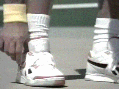 Reebok Pumps Tennis Player Pump it Up GIF